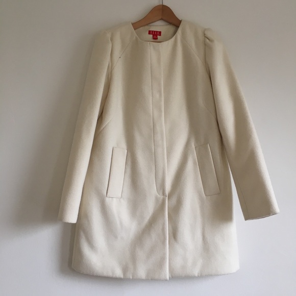 off white dress coat